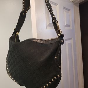 Authentic Gucci Horsebit Hobo Studded
